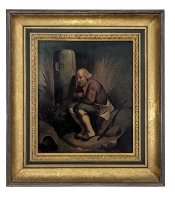 Lot 528 - LATE 19TH CENTURY CONTINENTAL SCHOOL OIL ON COPPER/ALUMINIUM PAINTING