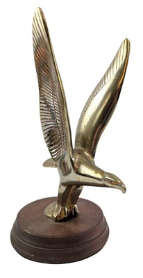 Lot 61 - 20TH CENTURY VINTAGE CHROMED METAL A E LEJEUNE ALVIS CARS MASCOT