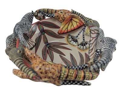 Lot 140 - MAYAHANYGNA FOR ARDMORE POTTERY - STUDIO ART BOWL