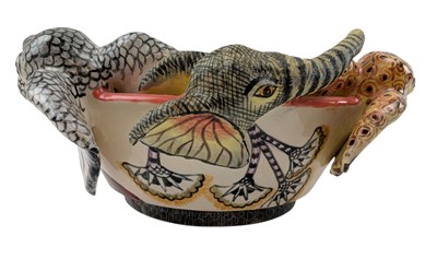 Lot 140 - MAYAHANYGNA FOR ARDMORE POTTERY - STUDIO ART BOWL