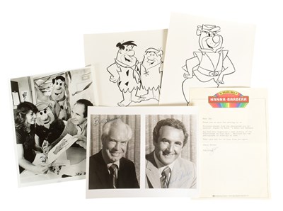 Lot 67 - ANIMATION - HANNA BARBERA - DUAL AUTOGRAPHED 8X10" PHOTOGRAPH
