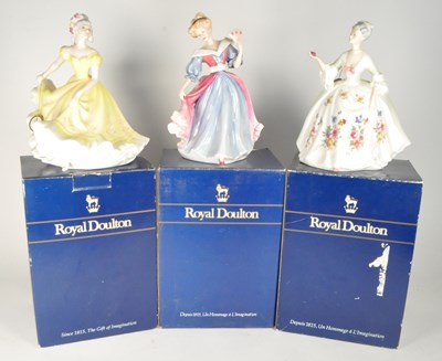 Lot 61 - ROYAL DOULTON - COLLECTION OF THREE PORCELAIN FIGURES