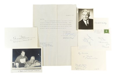 Lot 58 - RELIGION / THEOLOGICAL - COLLECTION OF AUTOGRAPHS