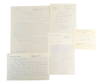 Lot 54 - RELIGION / SCIENCE - COLLECTION OF ASSORTED AUTOGRAPHS