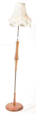 Lot 809 - BRITISH MODERN DESIGN - TEAK MID CENTURY FLOOR STANDING LAMP