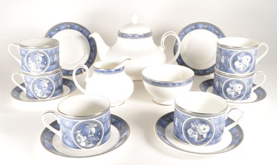 Lot 66 - ROYAL DOULTON - LATE 20TH CENTURY ATLANTA CHINA TEA SERVICE
