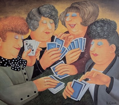 Lot 302 - BERYL COOK - A FULL HOUSE - SIGNED LIMITED EDITION PRINT