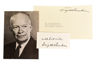 Lot 167 - PRESIDENTS - DWIGHT D. EISENHOWER - AUTOGRAPH CUT FROM LETTER