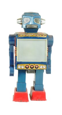 Lot 551 - TINPLATE TOYS - VINTAGE JAPANESE HORIKAWA VIDEO ROBOT