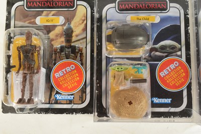 Lot 606 - STAR WARS - THE MANDALORIAN RETRO COLLECTION ACTION FIGURES