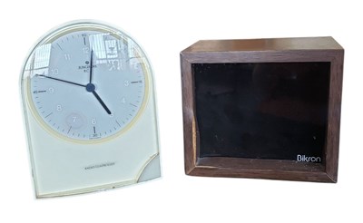 Lot 356 - JUNGHANS AND BIKRON - TWO LATE 20TH CENTURY MANTEL CLOCKS