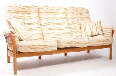 Lot 815 - ERCOL - VINTAGE 20TH CENTURY SAVILLE ELM SOFA