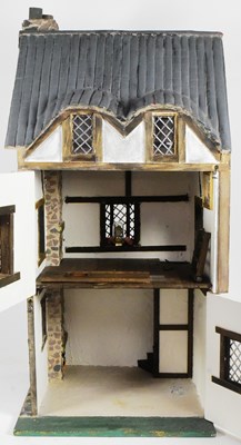 Lot 111 - DOLLS HOUSE - HAND MADE WOODEN DOLL HOUSE PUB