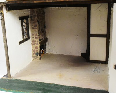 Lot 111 - DOLLS HOUSE - HAND MADE WOODEN DOLL HOUSE PUB