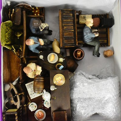 Lot 111 - DOLLS HOUSE - HAND MADE WOODEN DOLL HOUSE PUB