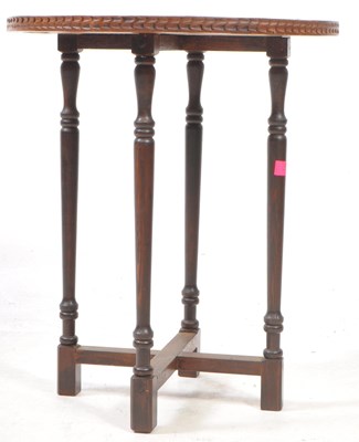 Lot 1041 - VINTAGE 20TH CENTURY CARVED MAHOGANY TABLE