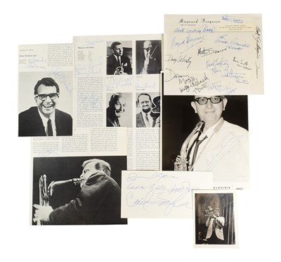 Lot 105 - JAZZ / BLUES - COLLECTION OF ASSORTED AUTOGRAPHS