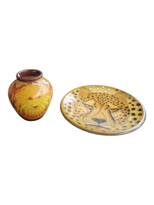 Lot 79 - DENNIS CHINA WORKS - TWO 21ST CENTURY EARTHENWARE POTTERY PIECES