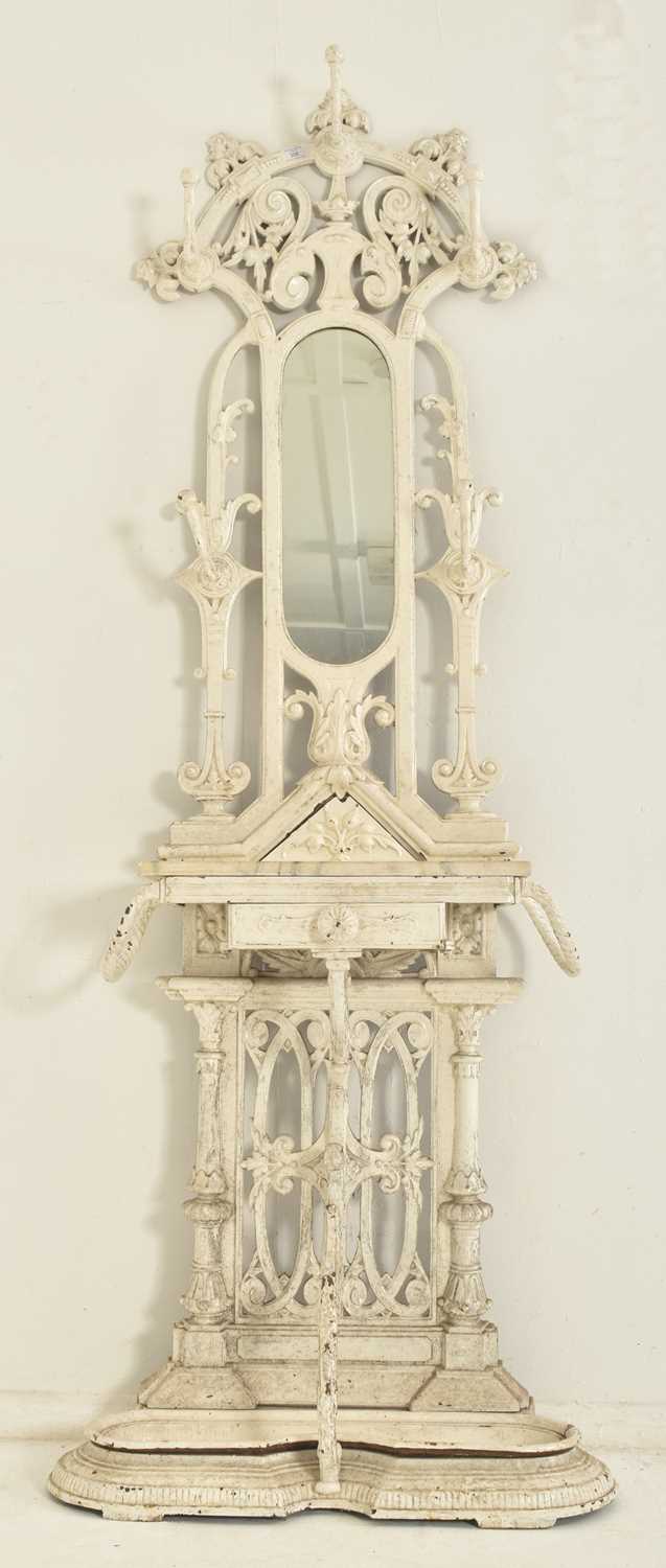 Lot 419 - 19TH CENTURY COALBROOKDALE MANNER WHITE CAST