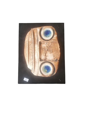 Lot 82 - GARETH LLOYD - VINTAGE STUDIO ART CERAMIC WALL HANGING