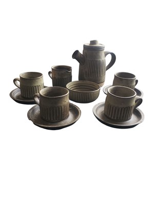 Lot 37 - TREMAR - MID CENTURY CORNISH STUDIO POTTERY TEA SERVICE