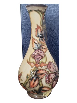 Lot 88 - MOORCROFT- 1998 STUDIO POTTERY VASE IN THE SWEET BRIAR PATTERN