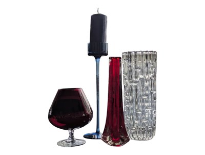 Lot 63 - COLLECTION OF RETRO STUDIO ART GLASS VASES