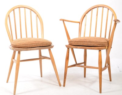 Lot 836 - TWO ERCOL WINDSOR MODEL 370 DINING CHAIRS