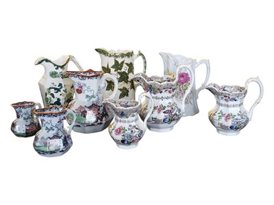 Lot 91 - COLLECTION OF 19TH & 20TH CENTURY CERAMIC JUGS