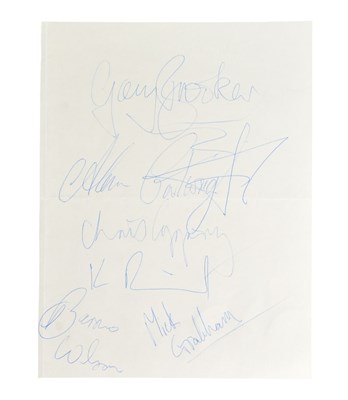 Lot 173 - MUSIC - PROCOL HARUM - EARLY BAND AUTOGRAPHS