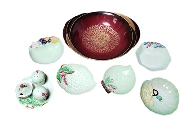 Lot 110 - CARLTON WARE - COLLECTION OF MID CENTURY DISHES AND BOWL