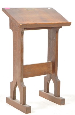 Lot 990 - LATE 19TH CENTURY GOTHIC PUGIN MANNER CHURCH ALTAR READING STAND LECTURN