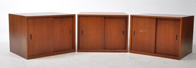 Lot 838 - BRITISH MODERN DESIGN - MID CENTURY TEAK MODULAR CABINETS