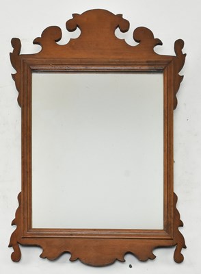 Lot 519 - 19TH CENTURY MAHOGANY CHIPPENDALE MANNER PIER MIRROR