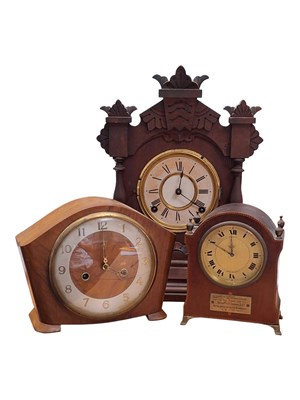 Lot 291 - COLLECTION OF 19TH & EARLY 20TH CENTURY MANTLE CLOCKS