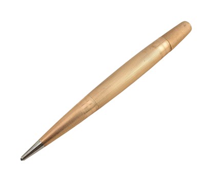 Lot 119 - 9CT GOLD LIFE LONG PROPELLING PENCIL CASED