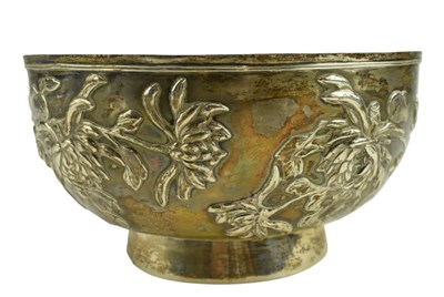 Lot 8 - EARLY 20TH CENTURY CHINESE HALLMARKED SILVER BOWL