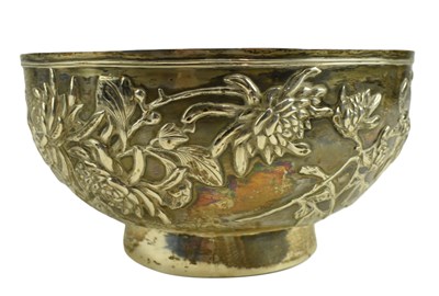 Lot 8 - EARLY 20TH CENTURY CHINESE HALLMARKED SILVER BOWL