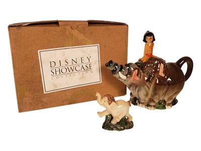 Lot 160 - 1998 LIMITED EDITION DISNEY JUNGLE BOOK CHINA TEAPOT