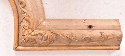 Lot 521 - 19TH CENTURY WHITE & GILT PAINTED WOOD FIREPLACE SURROUND & MIRROR FRAME