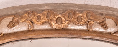 Lot 521 - 19TH CENTURY WHITE & GILT PAINTED WOOD FIREPLACE SURROUND & MIRROR FRAME