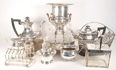 Lot 307 - LARGE COLLECTION OF SILVER PLATED ITEMS