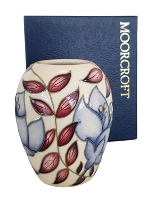 Lot 123 - MOORCROFT - 2004 JACOB'S LADDER POTTERY VASE BY ALICIA AMISON