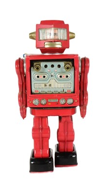 Lot 562 - TINPLATE TOYS - VINTAGE JAPANESE HORIKAWA ASTRONAUT ROBOT