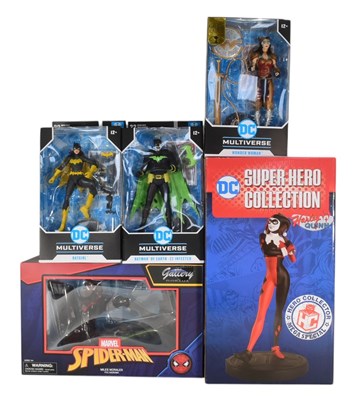 Lot 615 - MARVEL & DC - COLLECTION OF FIGURES INC BATMAN