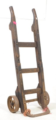 Lot 1039 - EARLY 20TH CENTURY INDUSTRIAL SACK TRUCKS