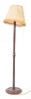 Lot 986 - 20TH CENTURY MAHOGANY STANDARD LAMP