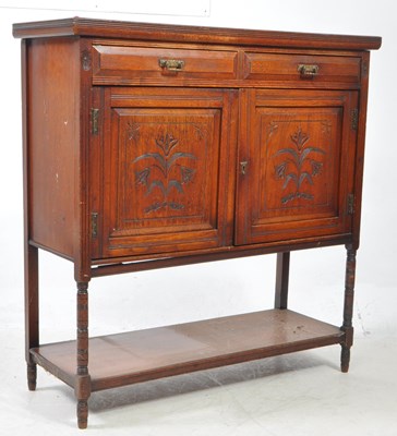 Lot 984 - LATE 19TH CENTURY VICTORIAN MAHOGANY SIDEBOARD CREDENZA