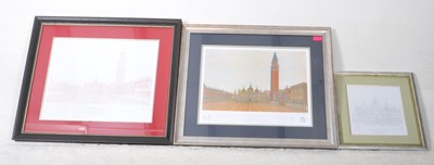 Lot 848 - AFTER GRAYSON MATTHEW - THREE 21ST CENTURY CENTURY VENICE PRINTS