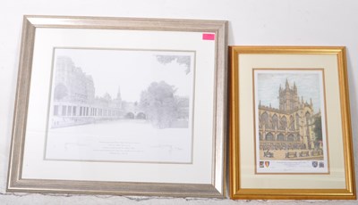 Lot 849 - AFTER MATTHEW GRAYSON - TWO 21ST CENTURY BATH RELATED PRINTS